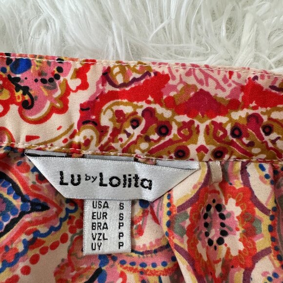 Like New✨ LOLITA Satin Flowy Maxi Skirt Made in India Size S - Picture 5 of 10